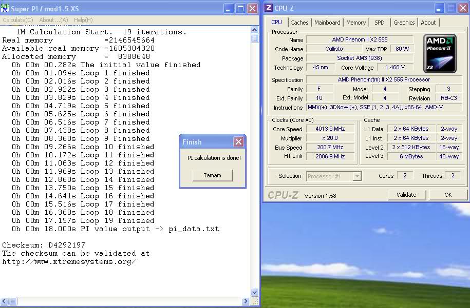  Phenom II X2 555 4.0 ghz