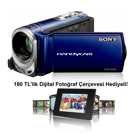  Sony DCR-SX34E High Handcam Video Kamera