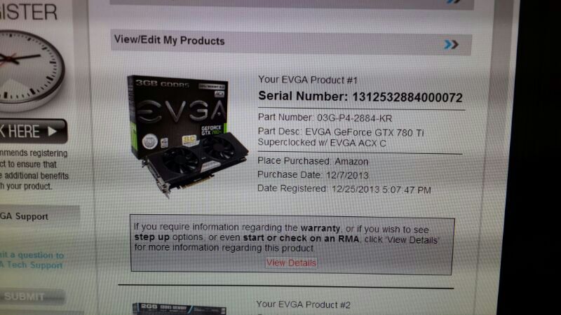  <---- Evga GTX780 Ti SuperClock ACX ---->--SATILDII