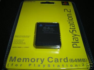  ps2 memory card 64 mb MADE IN JAPAN