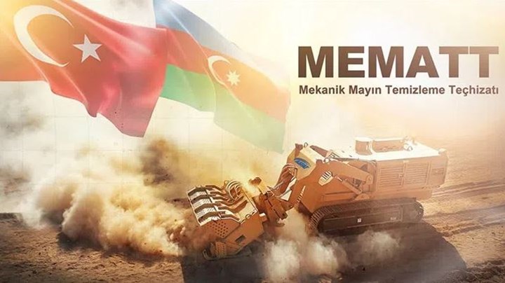 Azerbaycan'a 5 adet mayın temizleme aracı (MEMATT) teslim edildi