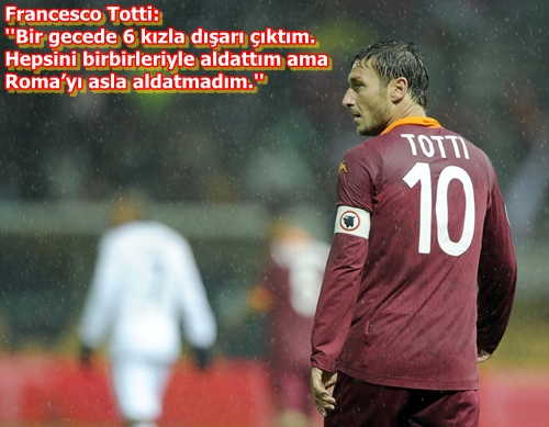  Totti'den Roma'ya veda mektubu..