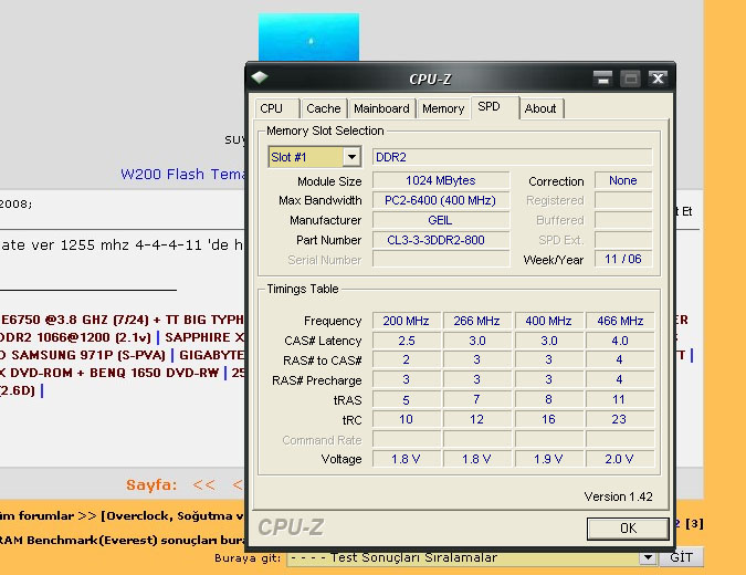  RAM Benchmark(Everest/AIDA64) sonuçları buraya...