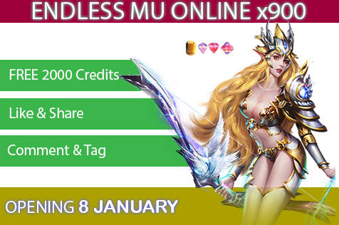 [AD] Endless MU Online | x900 Dynamic | No FO, No Max | Launch 8 JANUARY