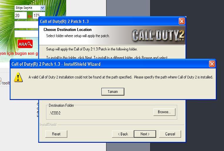 Call of Duty 2 >>MultiPlayer Oynamak<< + Türk Serverlar