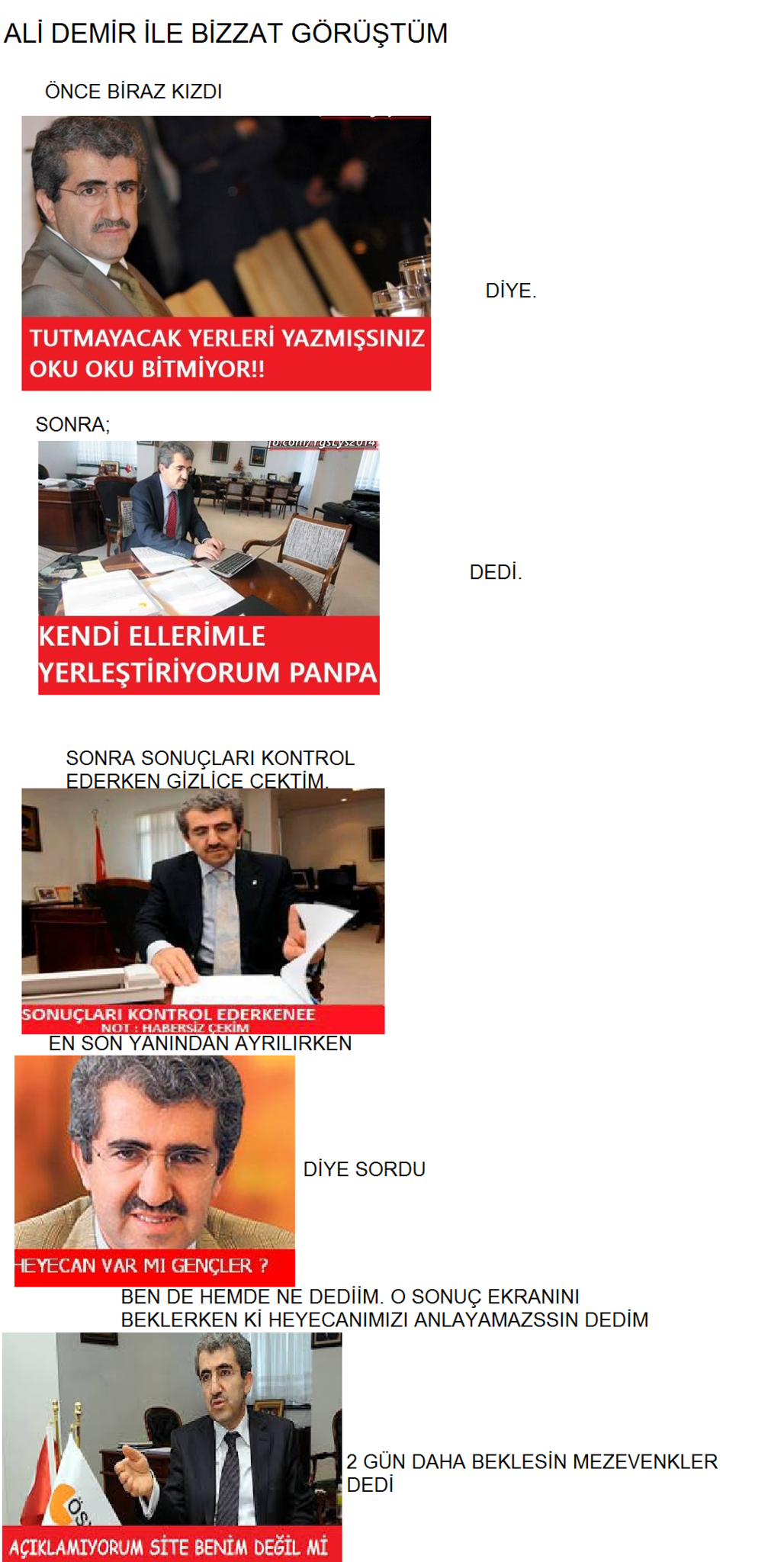  4 GÜN 3 SAAT 14 DK OLDU ÖSYM NERDESİN