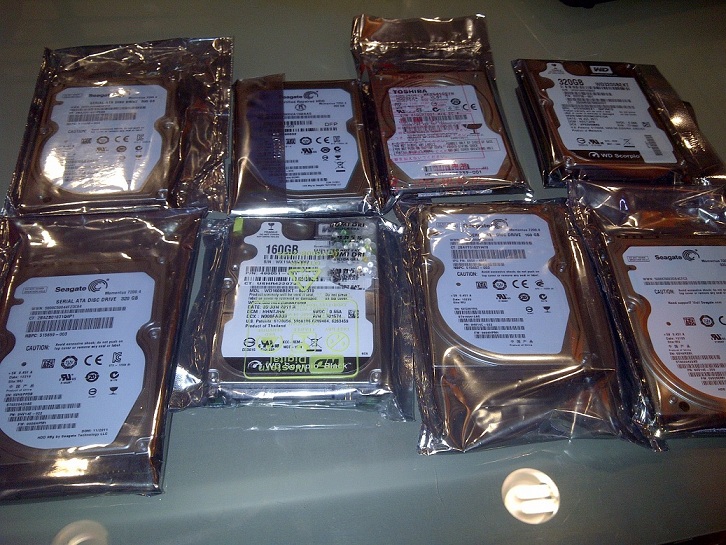  2.5''160-250-320-500 GB 7200 RPM SIFIR DİSKLER