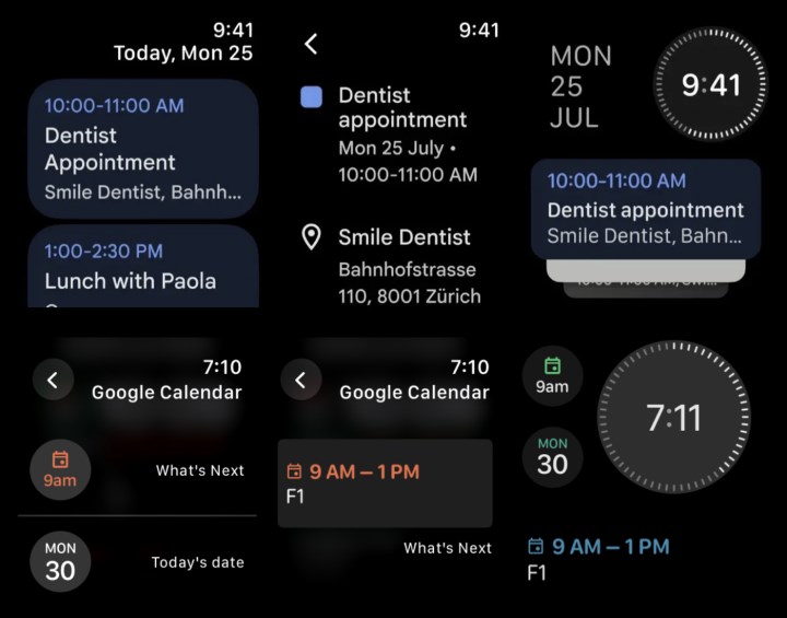 Google, Apple Watch için Takvim uygulamasını yayınladı