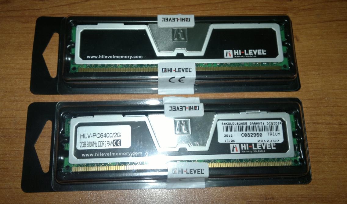  SAtılık Sıfır HiLEvel ddr2 2*2: 4 gb Ram