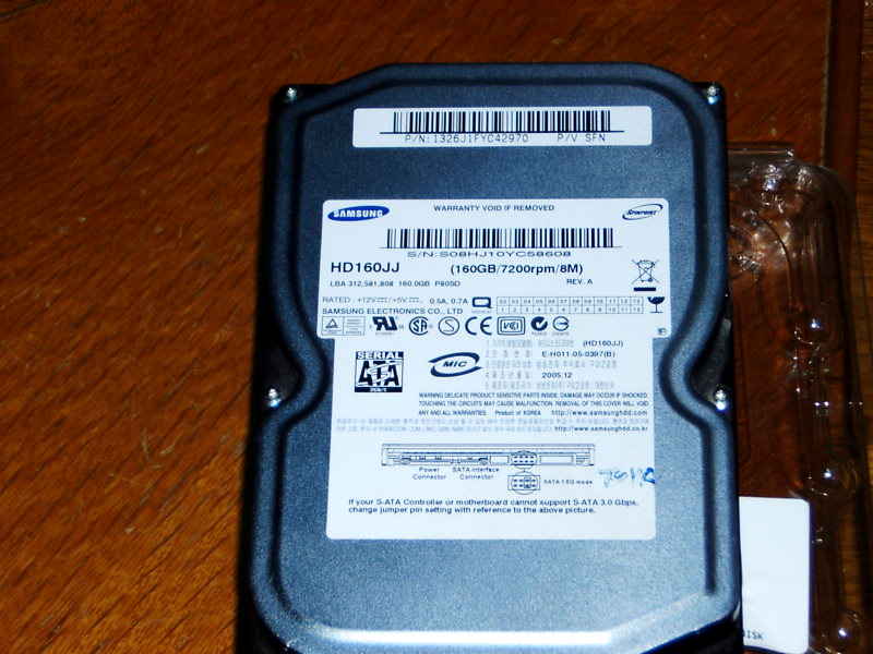  Samsung 160 Gb Sata 2 Hdd (SATILMIŞTIR)