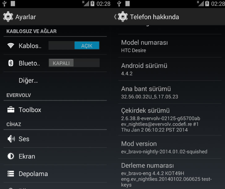  ★★★  HTC DESIRE ANA KONU ★★★