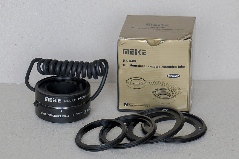  Canon Uyumlu Meike MK-C-UP Auto Focus Extension Tube (Oto Fokus Uzatma Tüpü)