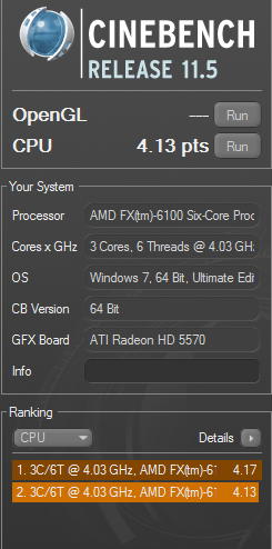  Cinebench R11.5 x64 ( İşlemcisine Güvenen Buraya ) :D