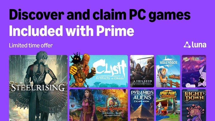 Prime Gaming (Amazon Luna) Ağustos 2026 oyunları açıklandı