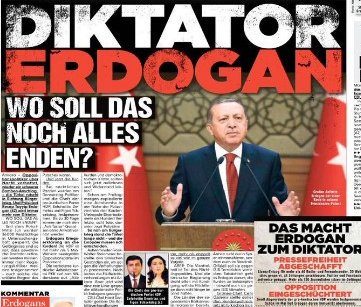 Bild gazetesi manşeti: Diktatör Erdoğan