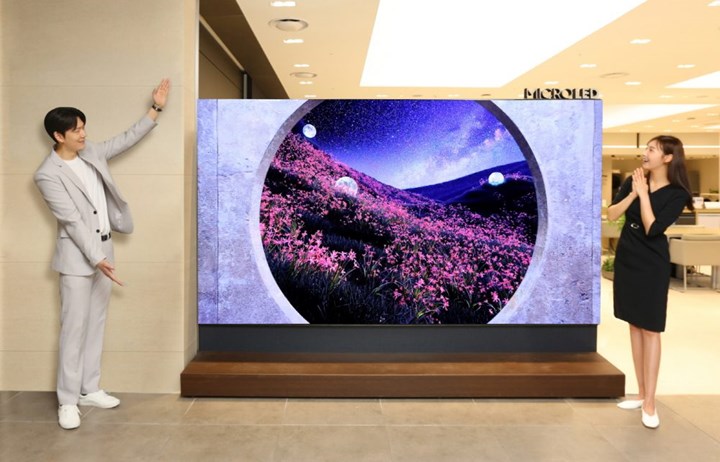 Samsung, 114 inç Micro LED TV'yi tanıttı: Fiyatı dudak uçuklatıyor!