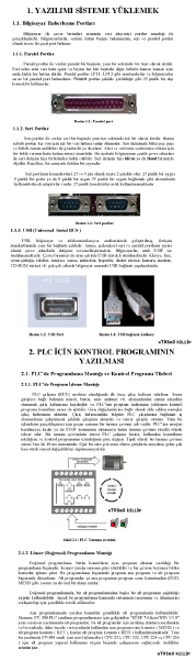  ***/// DH PLC (Otomasyon) PROGRAMLAR, DÖKÜMANLAR, UYGULAMALAR \\\***  ---  Güncellenmektedir---