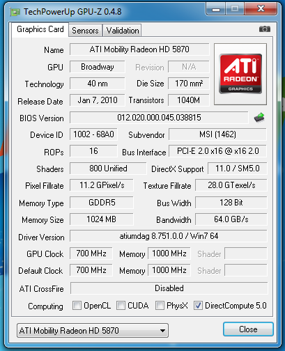 || MONSTER® || MS-16F11 (HD5870) || MS-16F12 (GTX 460M) || KULLANICILARI DERNEĞİ ||