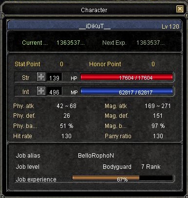  SATILDI - CENTAURUS # __iDiKuT__ # 120 LvL # WiZARD-CLERiC