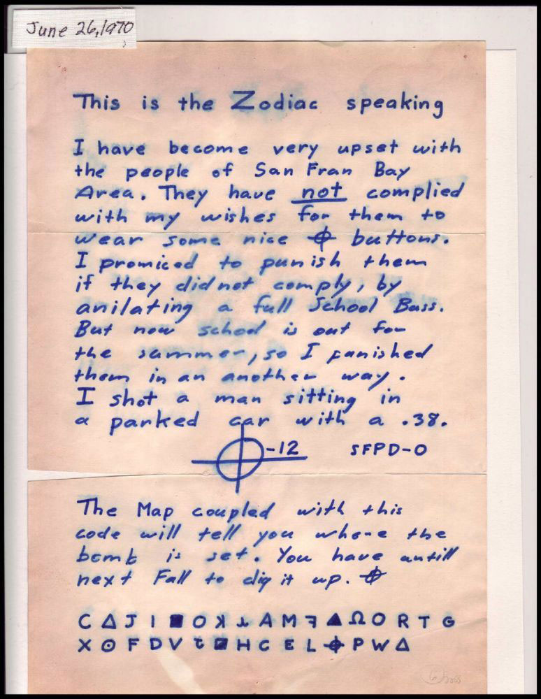  Zødiac Killer (øØ)