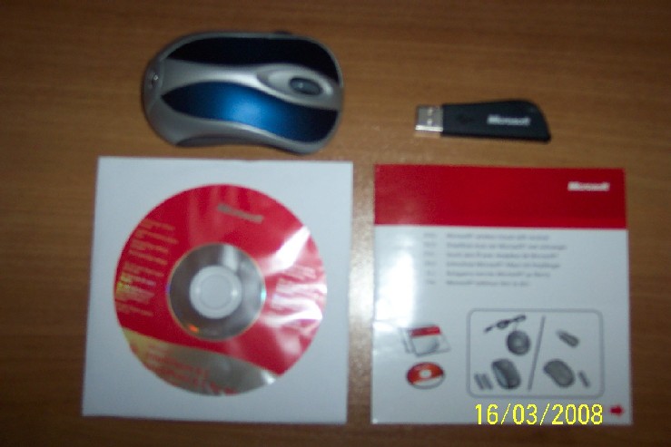  MICROSOFT WIRELESS NOTEBOOK LASER MOUSE 6000