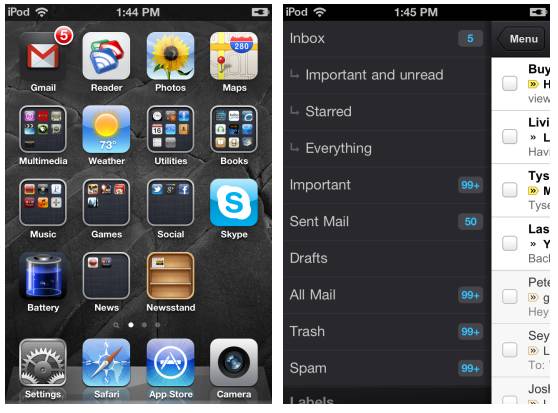  iOS İçin Gmail Uygulaması Geri Döndü