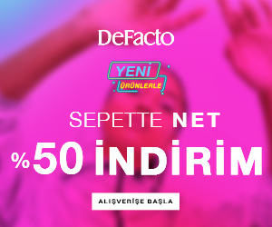 Defacto'da Sepette Net %50 İndirim Kampanyası Başladı!
