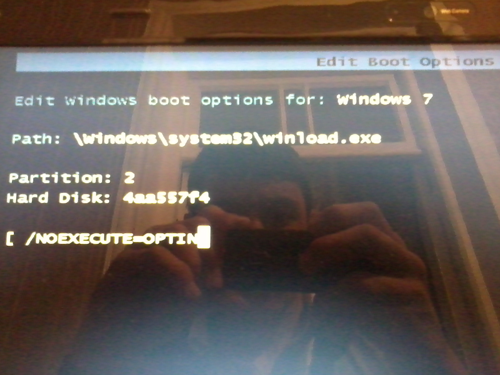  BIOS için f9 bastım ne geldi