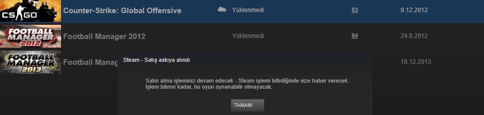  Steam Kredi Kartı Alışveriş Sorunu
