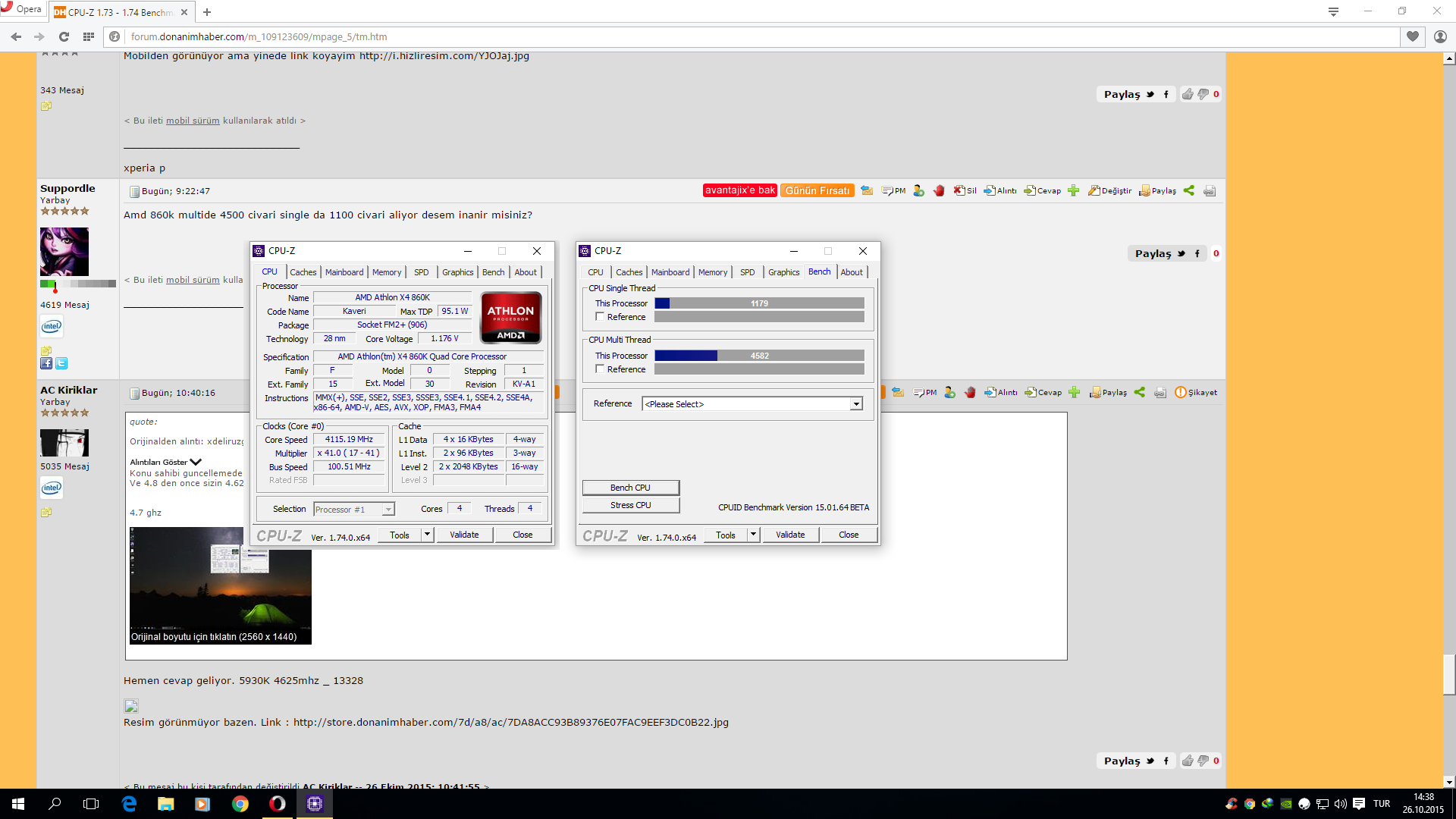 İşlemcilerin CPU-Z Benchmark Sıralamaları [ANA KONU]