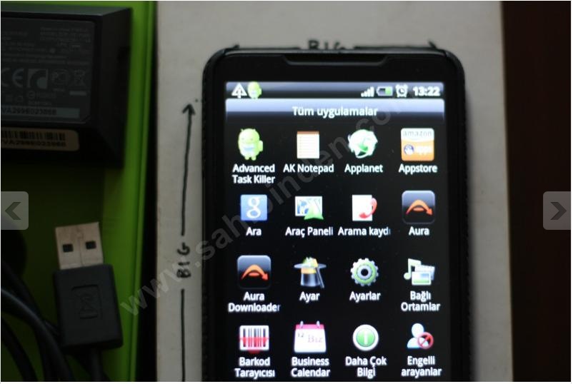  HTC HD2 telefon 500 tl