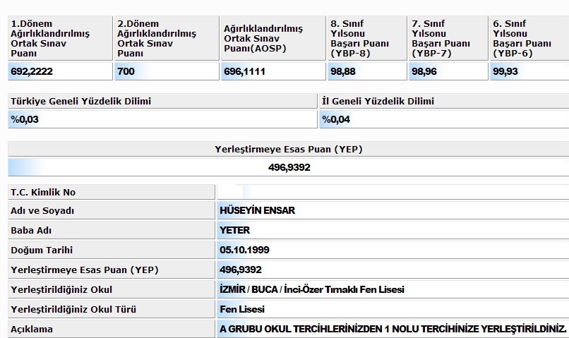  Nakil Okul Seçimi