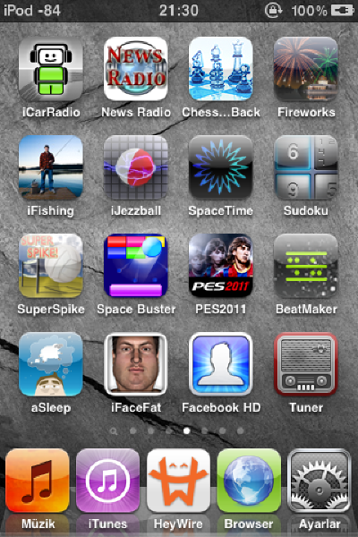  iPod Touch Ekran Görüntüleriniz