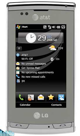  3 AYLIK LG INCITE WIFI-3G-GPS-FM-MP3-WINDOWS MOBILE 6.1