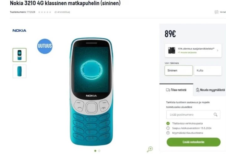 Nokia 3210 (2024) satış tarihi ve fiyatı belli oldu