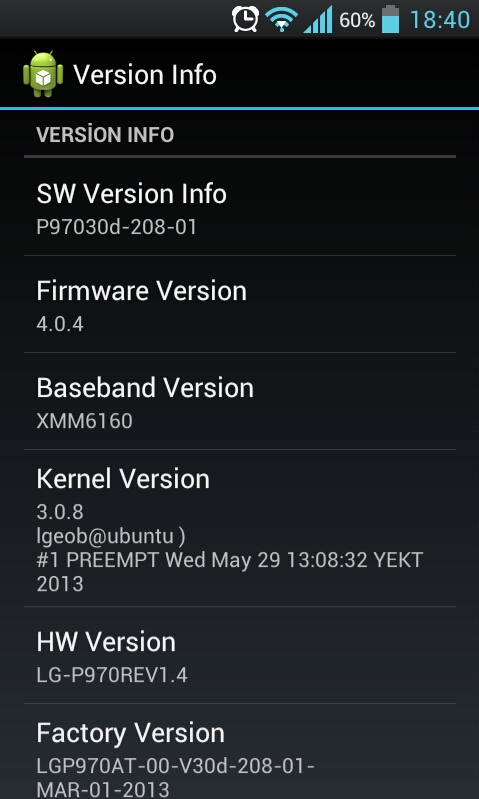  LG OPTIMUS BLACK P970 GINGERBREAD 2.3 ve ICS 4.0.4 ROOTLU ROMLAR