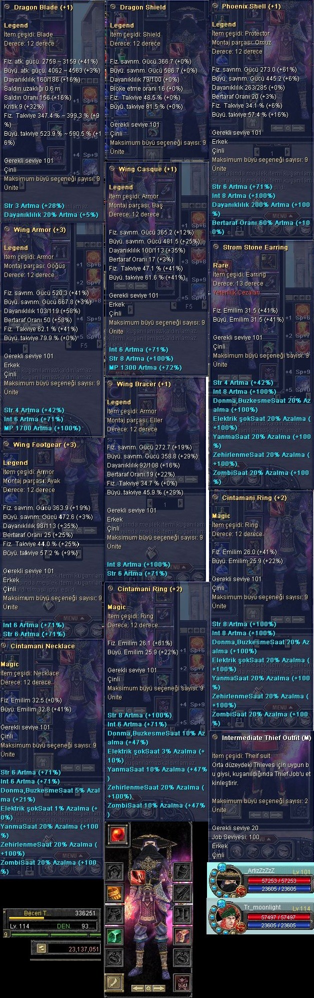  114LV Heuksal Fire Blade Tank FULL LEGEND @ 100 TL