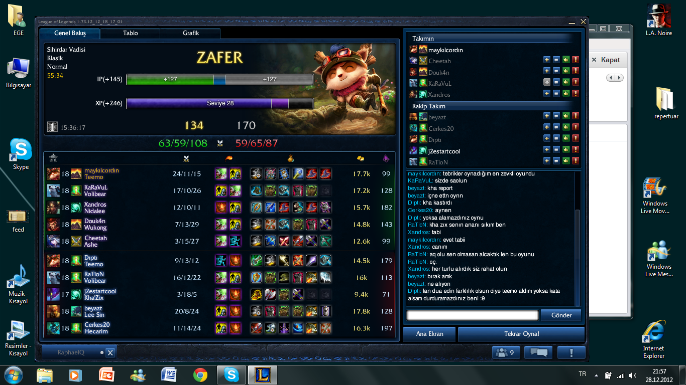  teemo çok op bir şampiyon