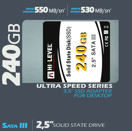  Hi-Level 240 Gb Ssd ( 550-530 ) 3 Yıl Garanti ( SATILDI )