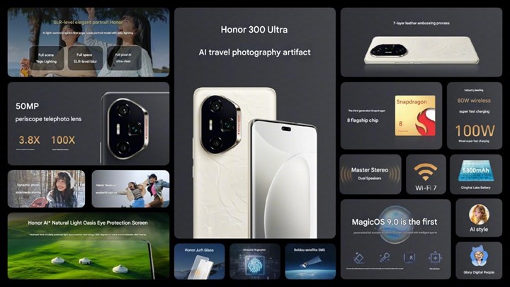 Honor 300 Ultra tanıtıldı: Uygun fiyata amiral gemisi özellikler