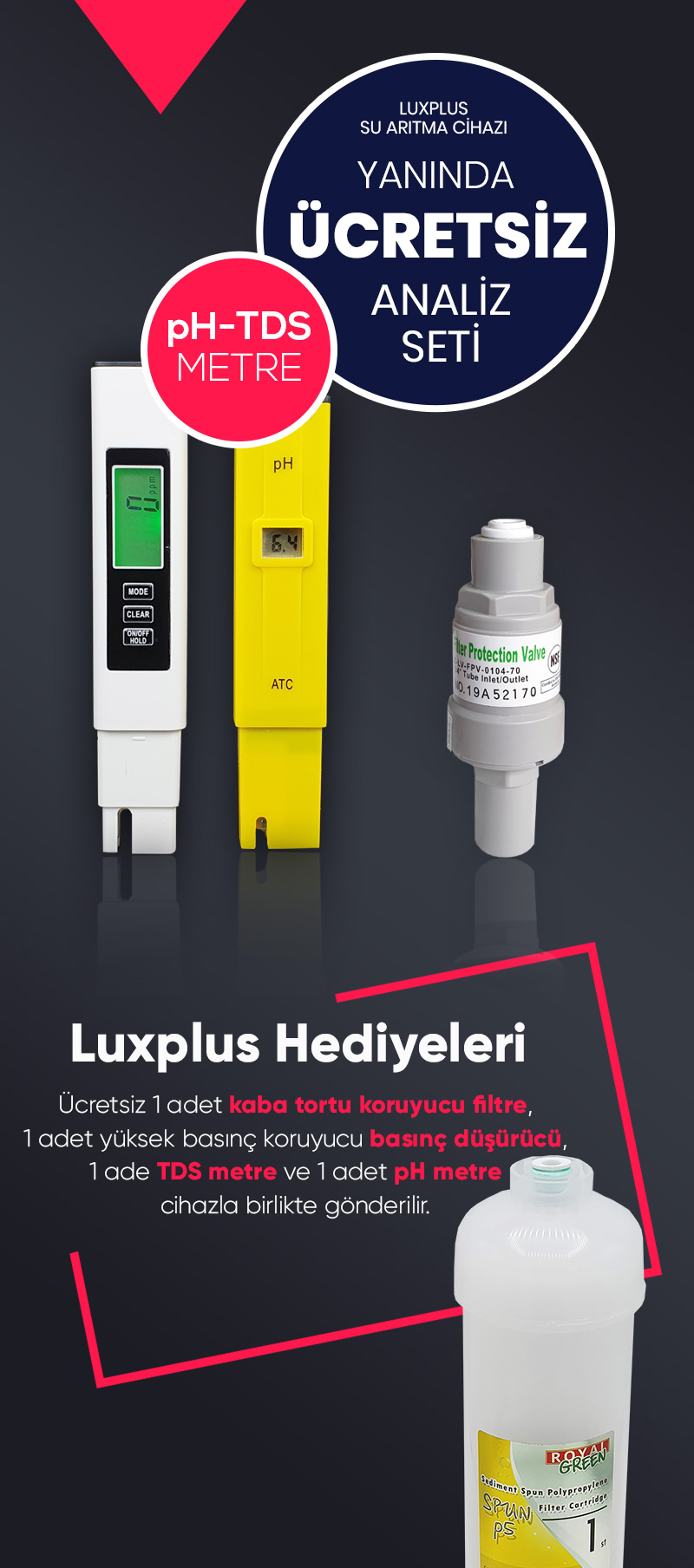 Lux Plus NSF/ANSI 58 Sertifikalı Su Arıtma Cihazı