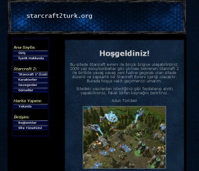  Starcraft 2 ile ilgili Türkçe site