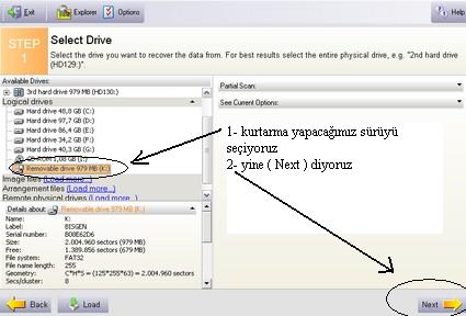  GetData Back Kullanımı nasıl oluyor? Resimli