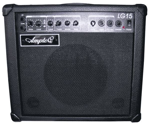  Satılmıştır- Elektro Gitar ve 15 Watt Amfi
