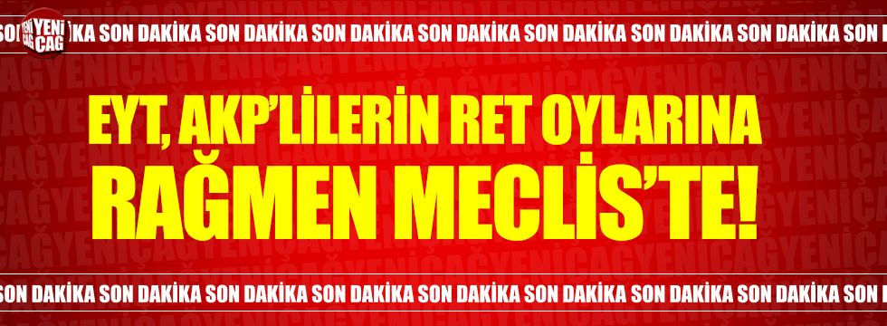 EYT ; Emeklilikte yaşa takılanlar , yaşa takıldıklarının farkında olmayanlar .
