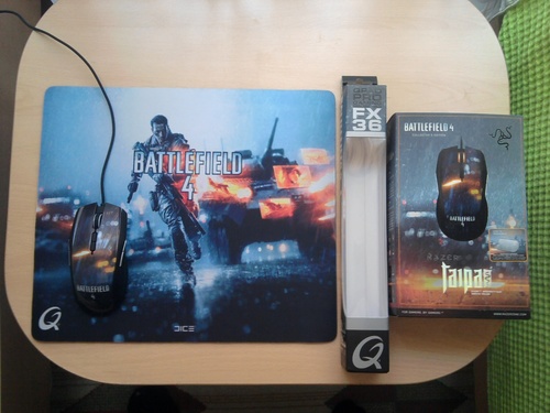 [SATILIK] SIFIR Razer Taipan Mouse + Mousepad [BF4] = 190 TL !