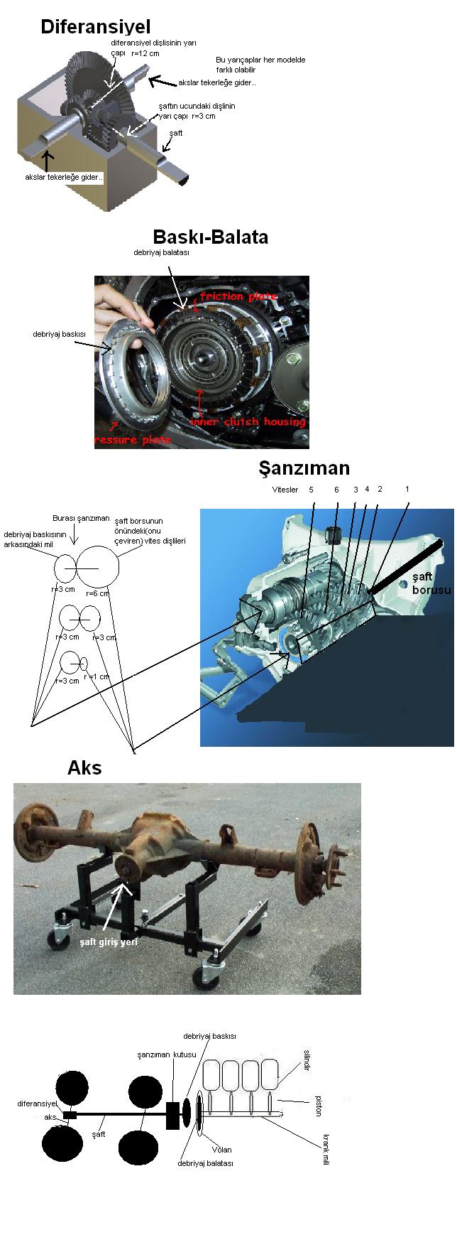  Hız,hızlanma(ivme),güç,tork,kuvvet v.s.