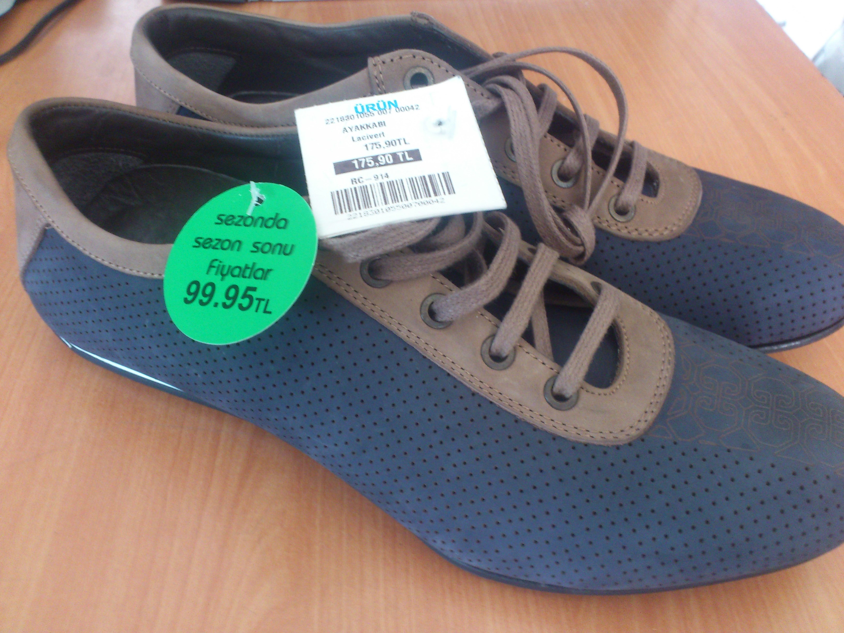  Satılık Ricardo Colin ayakkabı 85TL