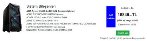 16000 TL Sistem Tavsiyesi