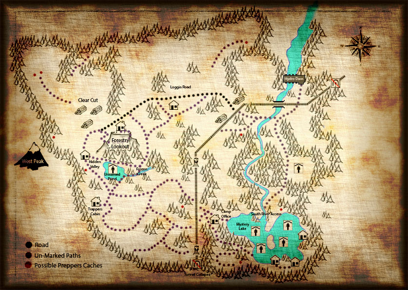 The Long Dark Map New Mystery Lake